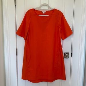 COS orange dress